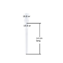 [X140K] GLASS Coupling, 18.8, 14 cm (X4K)