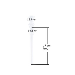 [X170K] GLASS Coupling, 18.8, 17 Cm, (X5K)