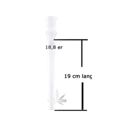 [X190K] GLAS-Kupplung, 18.8er, 19cm, (X6K)