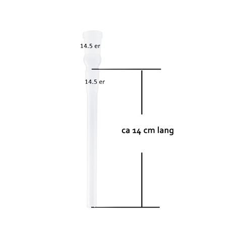 GLASS Coupling, 14.5 Mm, 14 cm (E4)