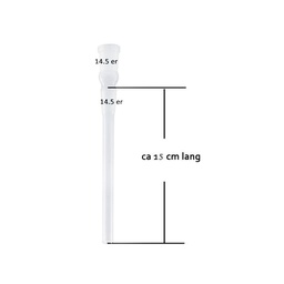 [E150] GLASS Coupling, 14.5 Mm, 15 cm
