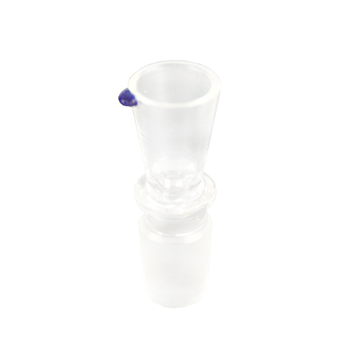 [EK18PK] GLASS Plug Head, 18.8 Cm, Smooth, Hole 2-3 mm