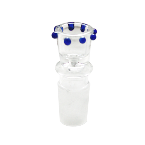 GLASS Plug Head, 18.8 Cm, Smooth, Colorful Nipples