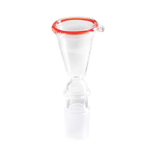 GLAS-Steckkopf-18.8er-Trichter-groß-roter Rand