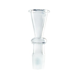 [EK18TM] GLASS Plug-in Head, 18.8 Funnel, Medium