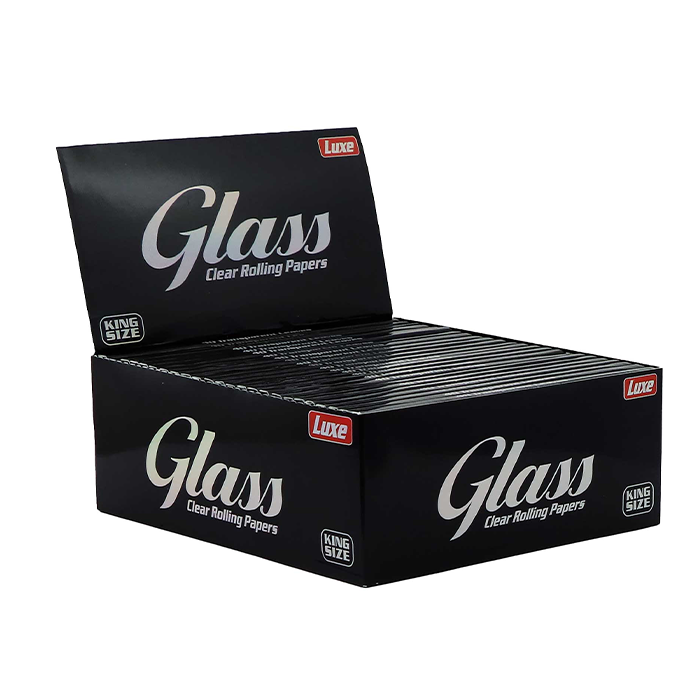 [ZI72] Glas Clear KS Rolling Papers, 24 Packungen/Box