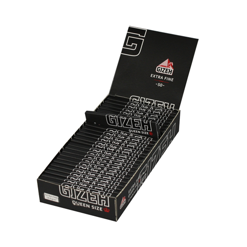 [ZI4QS] Gizeh Schwarz Queen Size-1 1/4 Format