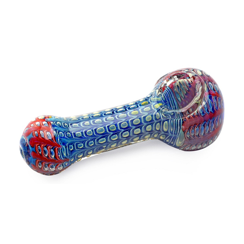 Glass Hand Pipe, Glass Bubble Pipe, 10 cm