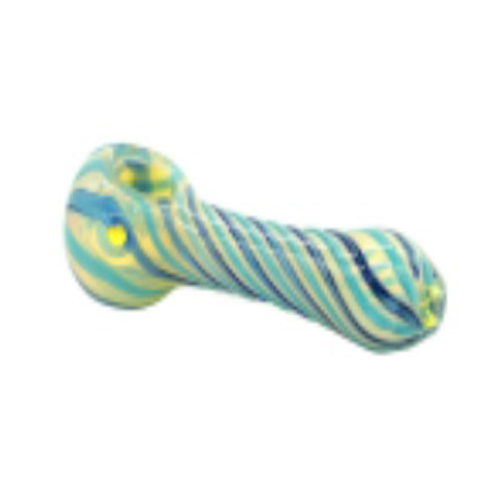 Glas Handpfeife, SPIRAL HAND PIPE, 10 cm