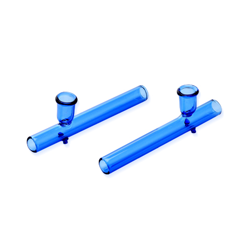 Glass Kawumm, Blue Shotgun Pipe, 12 mm Ø, 10 cm