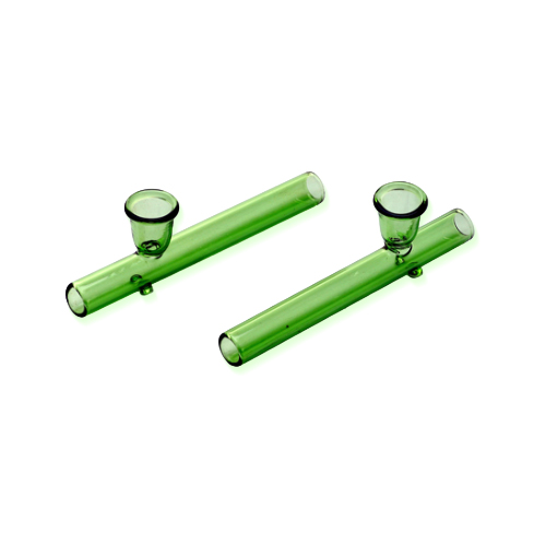 [SSC10201GR] Glass Kawumm, Green Shotgun Pipe, 9mm Ø, 10cm