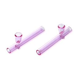 [SSC10201PK] Glass Kawumm, Pink Shotgun Pipe, 9mm Ø, 10cm