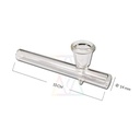 Glass Kawumm, Shotgun Pipe, 10cm, 14mm Ø