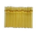 Glas One-hitter, GELB, VE10, 9cm, cigarette Pfeife