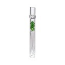 Glass One-hitter, Colored Crystals, 11.5 Cm, VE10