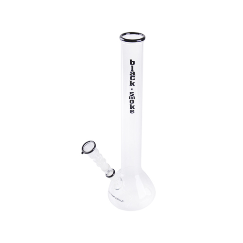 Glasbong Schwarz Smoke, 38cm, 42mmØ, 14.5er Schliff