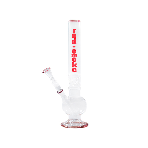 Glass Bong Red Smoke, 50 mm Diameter, 44 Cm, Ice, 18.8 mm