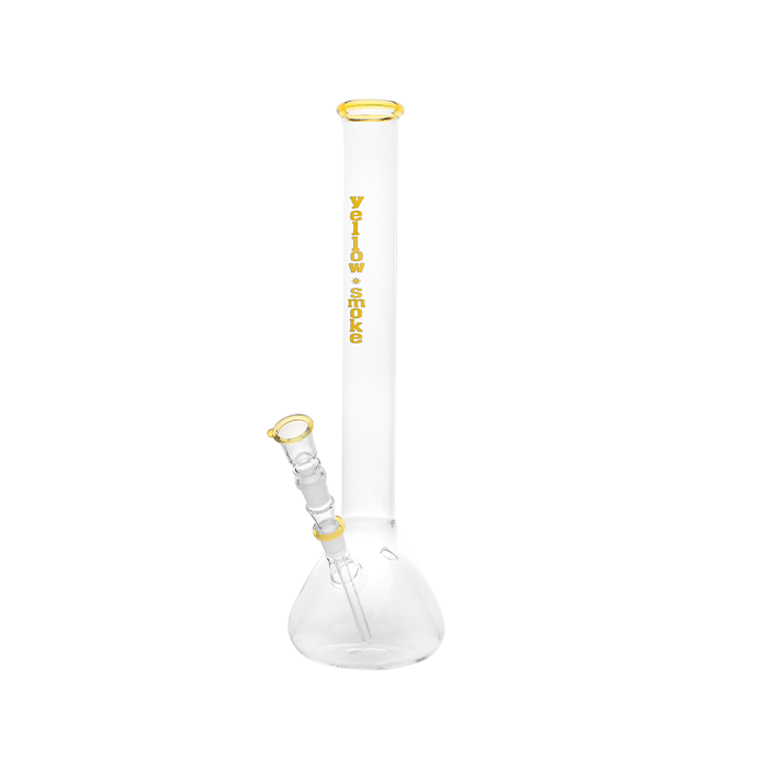 Glasbong Yellow Smoke, 38cm, 42mmØ, 14.5er Schliff