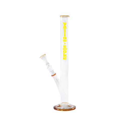 Glasbong Zylinder, Yellow Smoke, 46cm, 18.8er