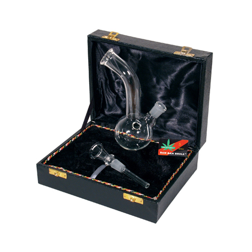 [GH17] Glasbong im Koffer-GW17K-17cm-14.5er