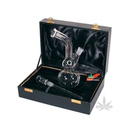 [GH18K] Glass Bong In Case - GW18K - 21 cm - 14.5 mm
