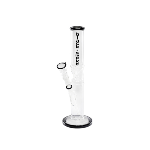 [GW37KFBS] Glasbong, 14.5er, 33cm, Schwarz Smoke, Ice, 42mm Ø