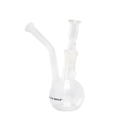 [GW29] Glass Bong, Ball Base, 17 Cm, 14.5 mm Ground Joint