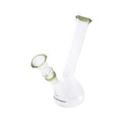 [GW1KBG] Glass Bong, 14.5 Cm, 16 Cm, Green Edges