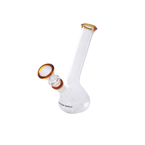 Glass Bong, 14.5 mm, 16 Cm, Yellow