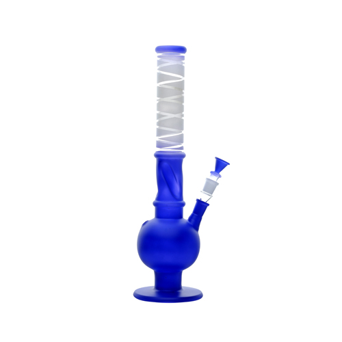 Glass Bong, 18.8 mm, 44 Cm, Ice Blue, 50 mm Ø