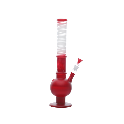 Glass Bong, 18.8 mm, 44 Cm, Ice Red