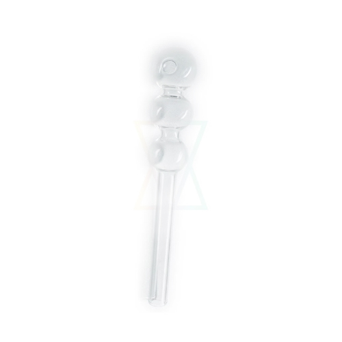 Glass Pipe, 3 Bubble Oil Pipe, 15 cm