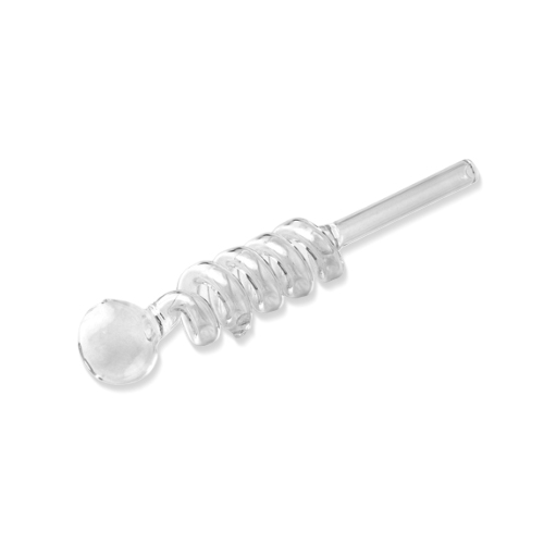 Glass Pipe, Spiral Oil Pipe, 17 cm