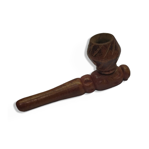 Wooden Pipe, approx. 9 Cm, Screw-on