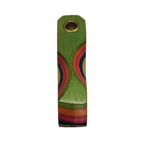 Holzpfeife, flach, ca. 9,5cm, schraubbar