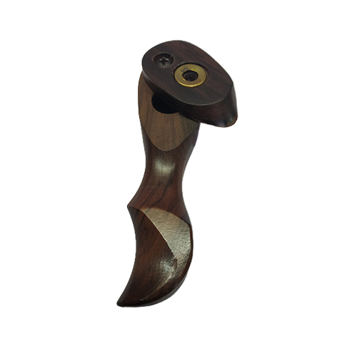 Wooden Pipe, Flat, approx. 9.5 Cm, Screw-on
