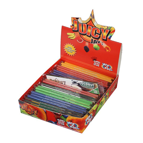 [ZI209] JUICY JAY'S Mix Flavored KS SLIM, VE 24