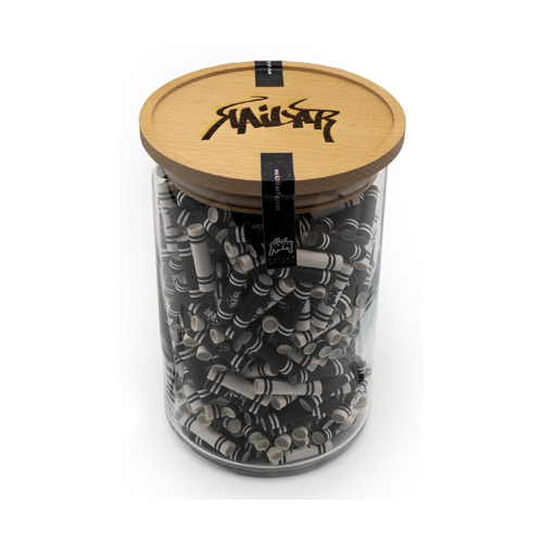 KAILAR Activated Charcoal Filters, Cellulose, Mix, 5.9 mm Ø, VE 500, B/w