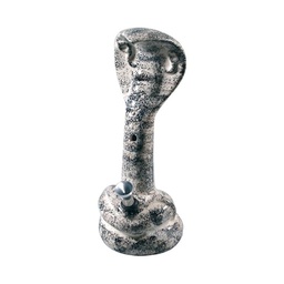 [L100M] Ceramic Snake, Marble, 23 cm