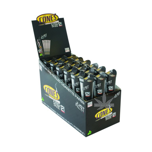 [CO312K] King Size Cones, 109 Mm, Display Pack Of 18 X 12 Pieces