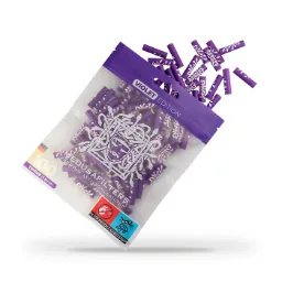 [ZUM100VIT] MEDUSA Activated Charcoal Filters, 6 mm Ø, 100 Pcs, Violet