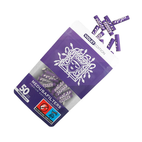 MEDUSA Activated Carbon Filter 1x50, 6mmø VIOLET