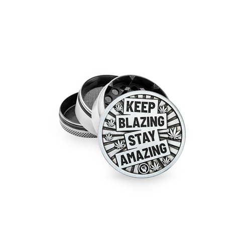 [WNC54KB] Metal Grinder, KEEP BLAZING 50mmø, 4-piece, Sieve