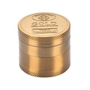 Metal Grinder, 40 mm Ø, 4 Parts, Gold