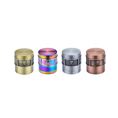 [WN44SLL] Metal Grinder, 40 mm Diameter, 4-piece, SKULL