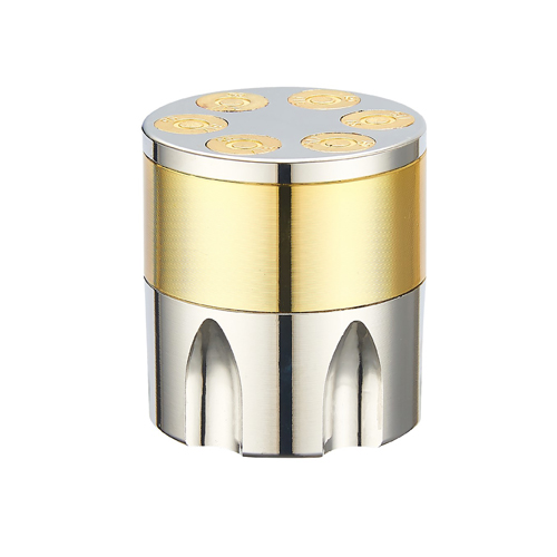 [WN43BU] Metal Grinder, 42mmø, 3-piece, Sieve, BULLET