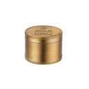 Metal Grinder, 50 mm Ø, 4 Parts, Gold