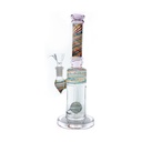 Multicolor Artwork Water Pipe With Ash Catcher