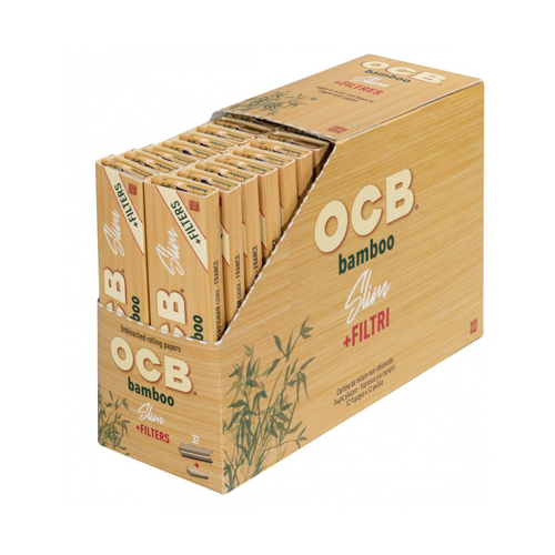 OCB Bamboo, Slim King Size mit Tips, VE32