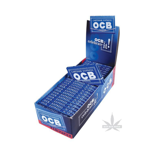 [ZI3A] OCB Papier, kurz, blau, VE25, 6,9cm x 3,6cm
